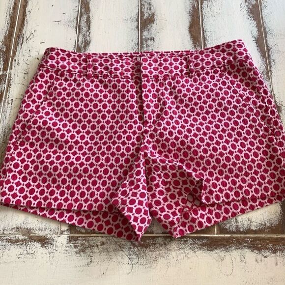 Banana Republic geometric pink short size 6 - Picture 1 of 6